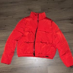 H&M red puffer